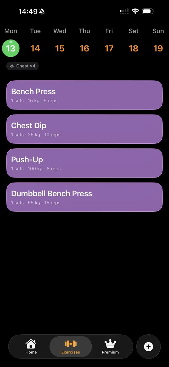 iPhone screen preview