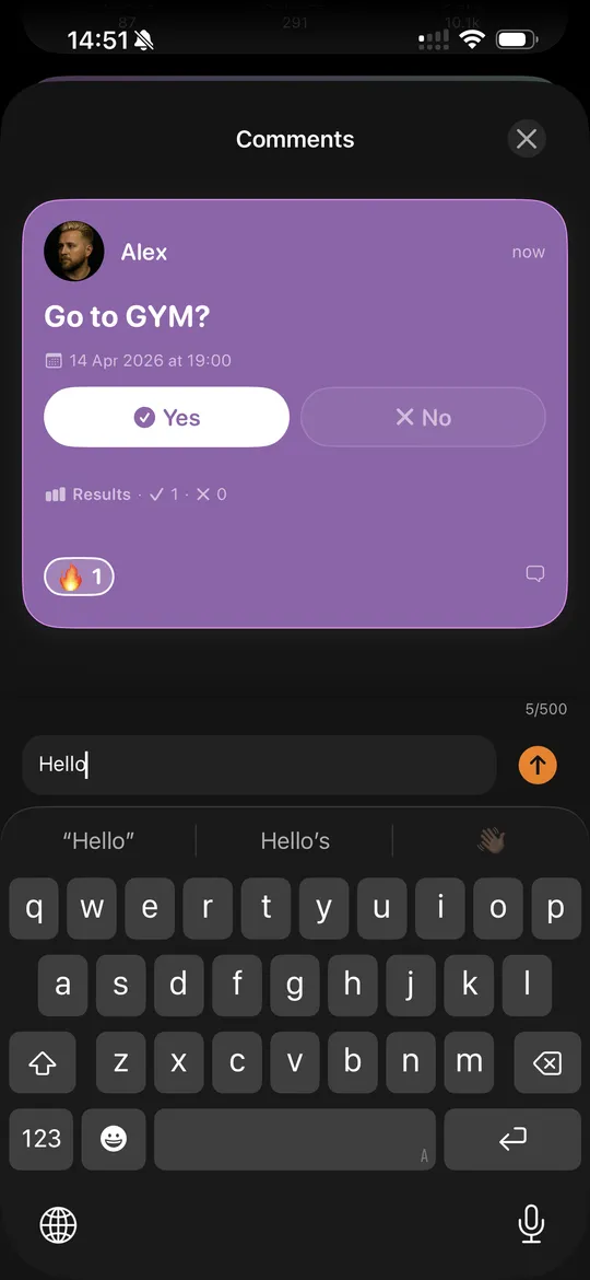 iPhone screen preview